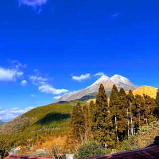 由布岳を望む開放感あふれるロケーション