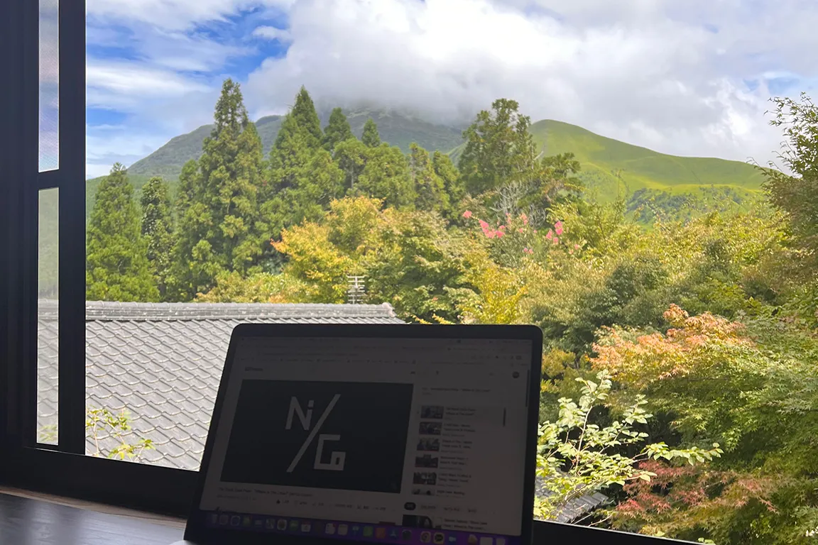 この景色を眺めながらのワーケーションは格別